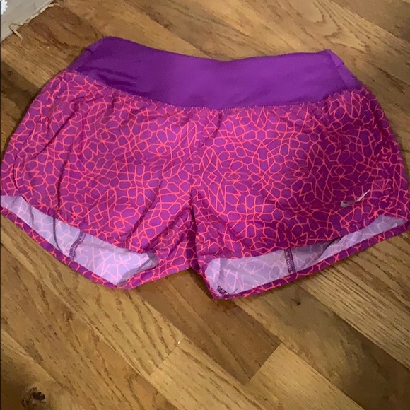 nike dri fit shorts purple